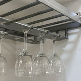 Rack organizador de botellas y copas