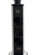 Torre enchufes empotrable para cocina y mesones