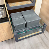 Basurero Reciclaje 2 contenedores para cajón (31 litros)