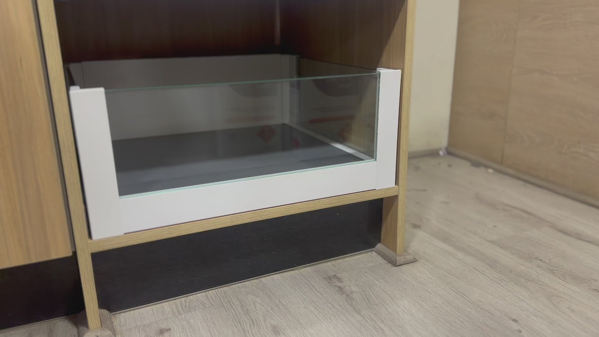 Cajón Vidrio Interior Alto Blanco