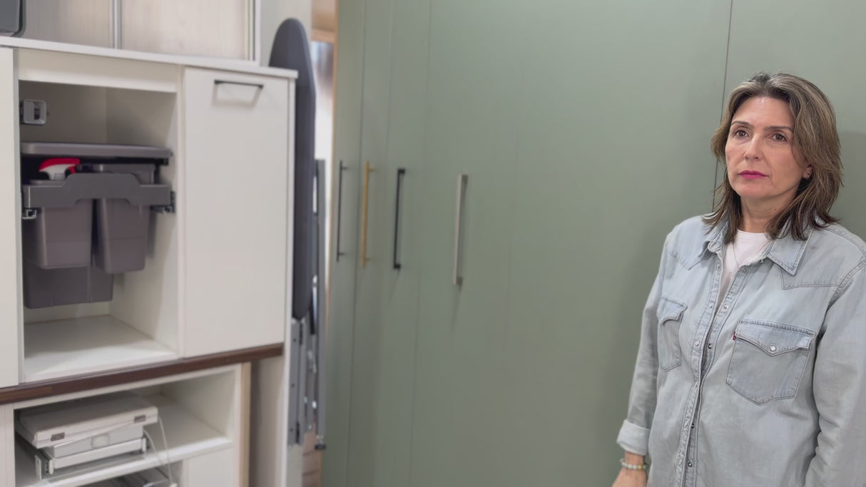 Tabla de planchar abatible