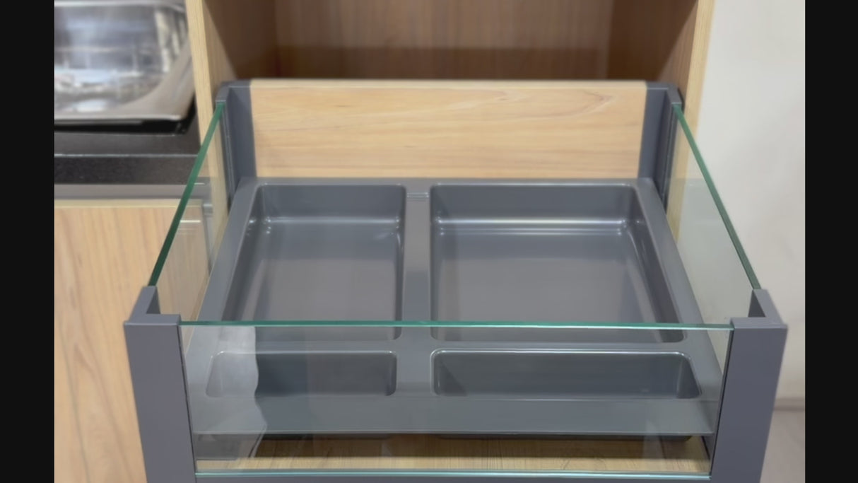 Basurero Reciclaje 2 contenedores para cajón (31 litros)