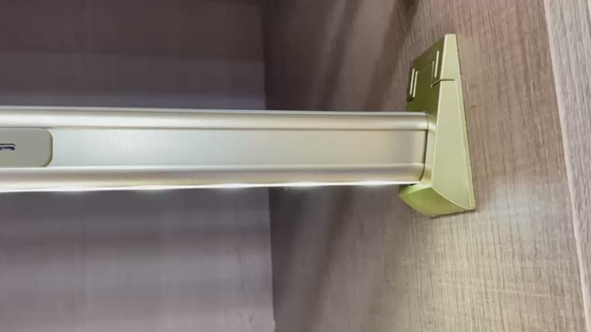 Barra de closet ovalada con led 1 metro