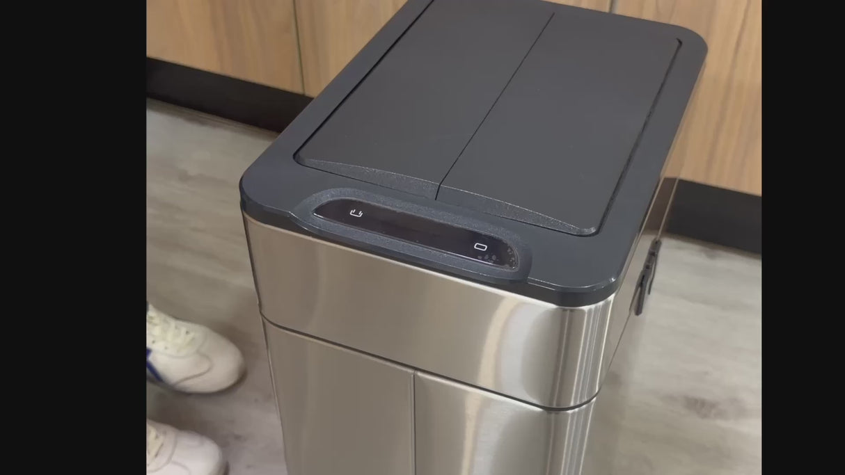 Basurero automático con sensor