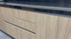 Lateral Bajo con vidrio marco color antracita