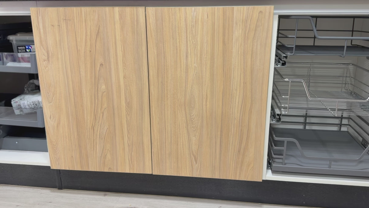 Basurero Compacto para Puerta Abatible